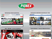 Tablet Screenshot of pionex.com.pl